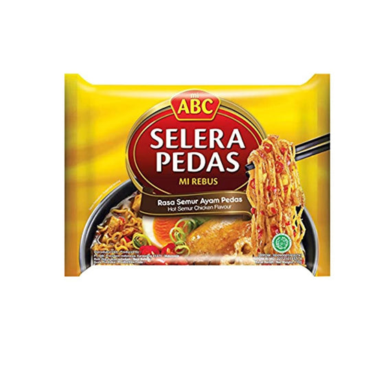 Abc Selera Pedas Mi Instant Hot Semur Chicken Flavor Noodle 70gm