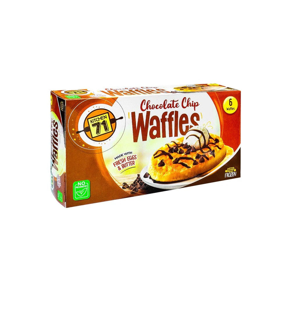 Kitchen 71 Chocolate Chip Waffles 6s