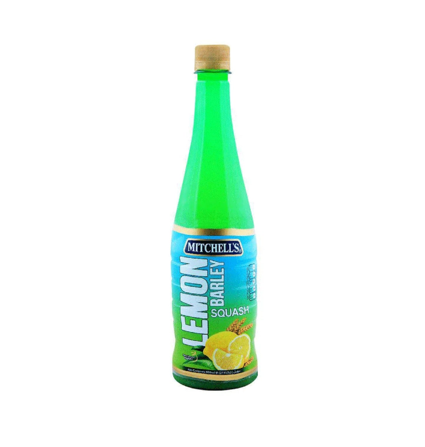 Mitchells Lemon Barley Squash 800ml