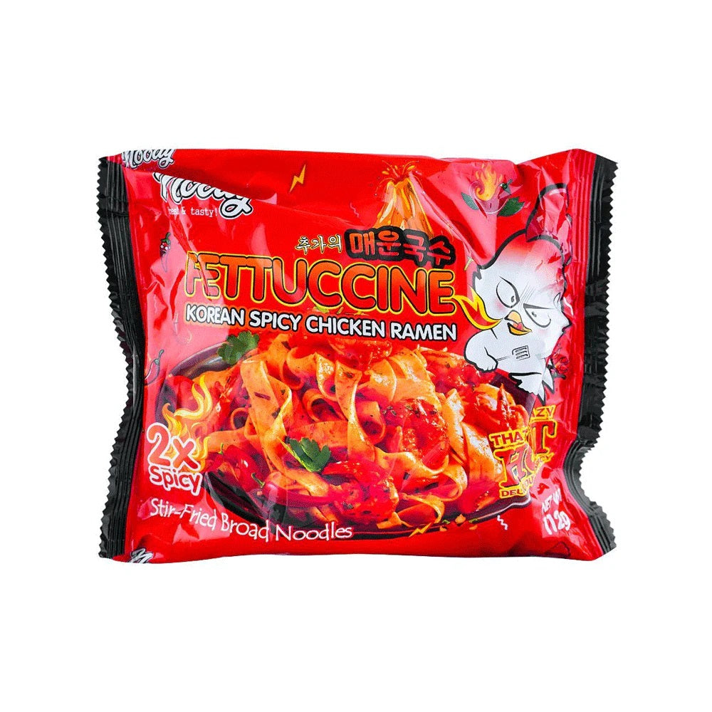Noody Red Fettuccine Korean Spicy Chicken 2x Noodles 112Gm