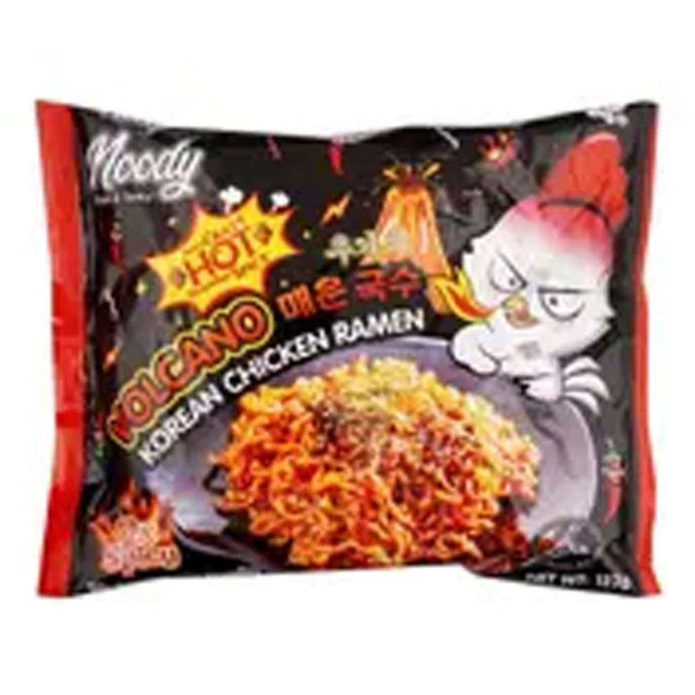 Noody Black Volcano Korean Chicken 2x Noodles 123Gm