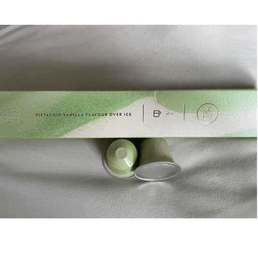 Nespresso pistachio vanilla over ice limited edition
