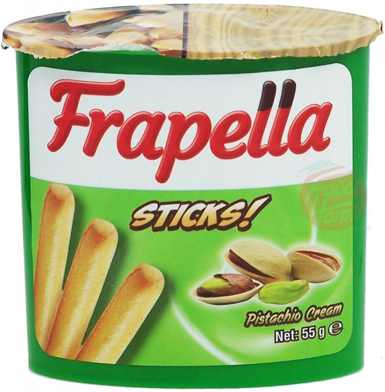 Frapella Sticks! bread sticks with pistachio cream, 55-gram