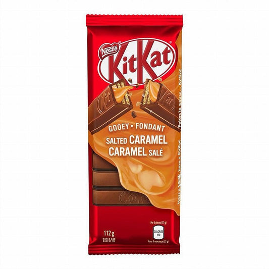 Nestle KitKat Gooey Salted Caramel Wafer Bar, 112g, Imported