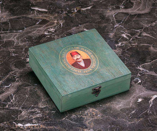 HM 1864 Premium Mixed Turkish Delight (Green Wooden Box) SF Traders