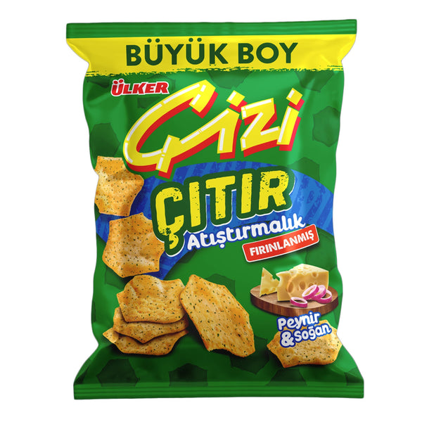 Ulker Chizi Crispy Cheese & Onion Snack 50 Gm