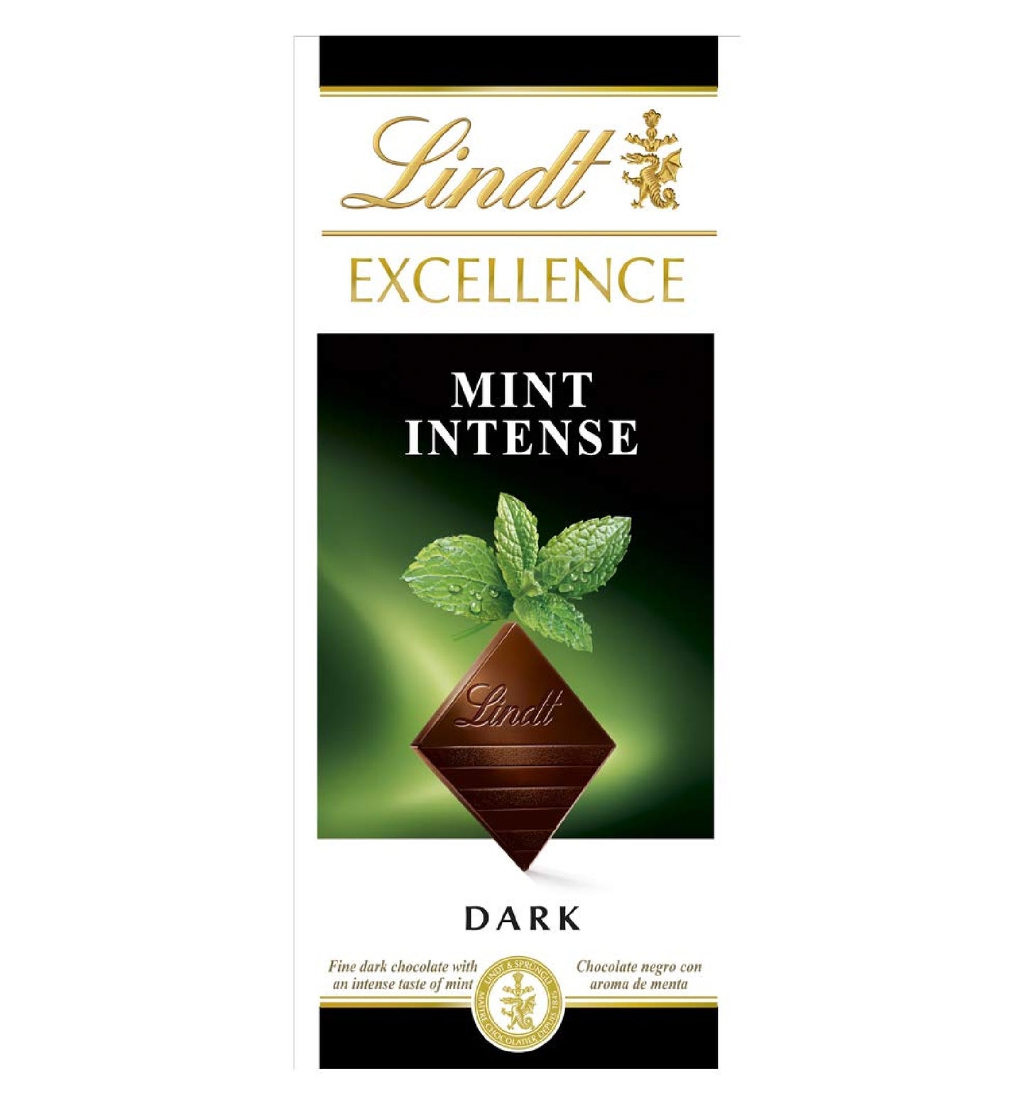 Lindt Excellence Mint Intense Dark 100g
