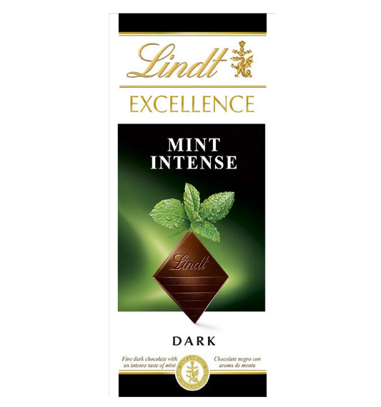 Lindt Excellence Mint Intense Dark 100g