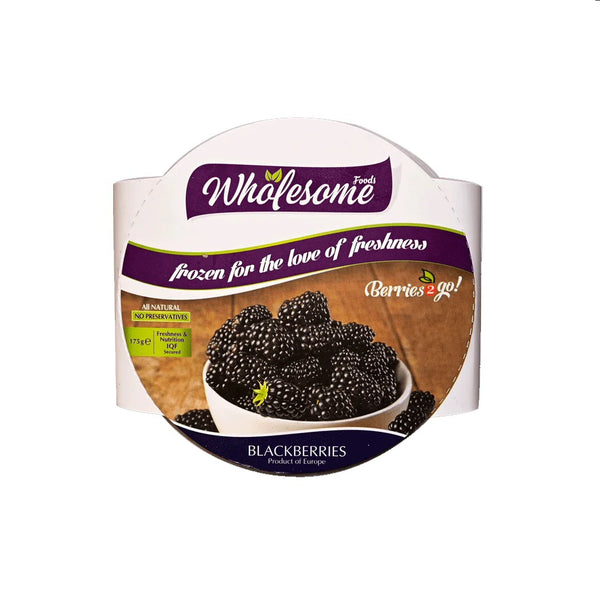 Wholesome Frozen Black Berries 175gm