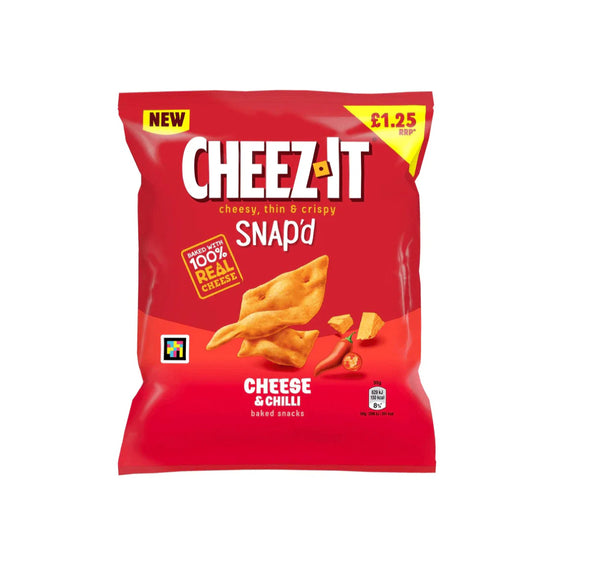 Cheez It Snap d Cheese & Chilli Baked Snacks 65gm