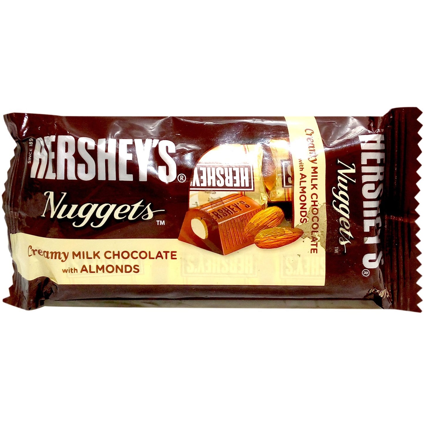 Hersheys Nuggets Creamy Milk Chocolate With Almond 56g