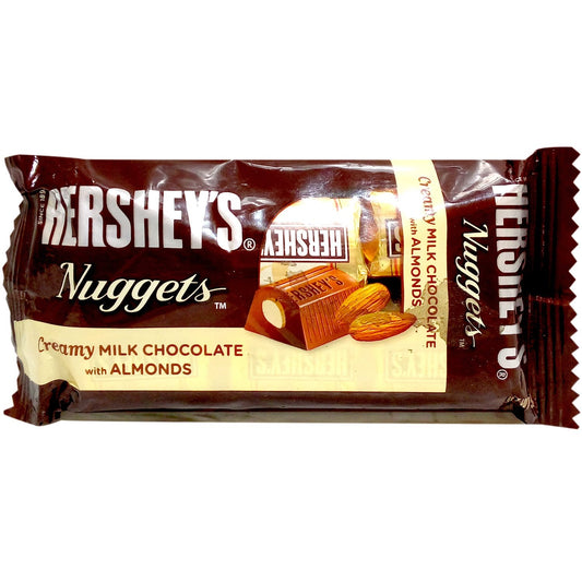 Hersheys Nuggets Creamy Milk Chocolate With Almond 56g