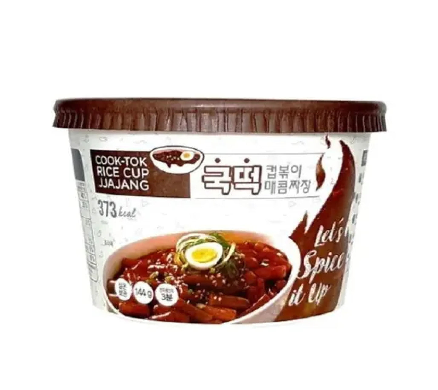 Cook-Tok Spicy Jjajang Rice Stick (Cup Type) 163Gm