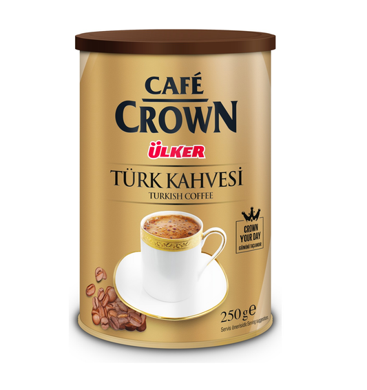 Ulker Cafe Crown Turkish Coffee 250 gm Tin