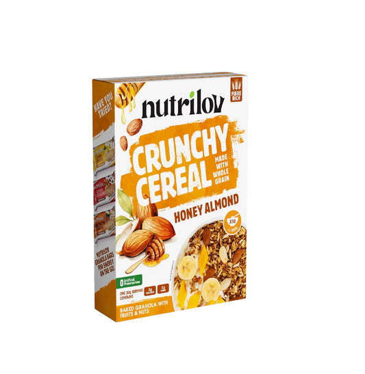 Nutri Lov Crunchy Cereal Honey Almond  150gm