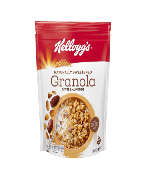 Kellogg's No Sugar Added Granola with Dates and Almonds 250 Gm