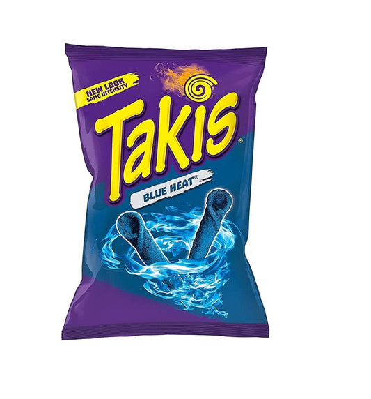 Takis Blue Heat Hot Chili Pepper Tortilla Chips 92.3Gm