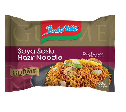 Indomie Gourmet Instant Noodles with Soy Sauce 80Gm