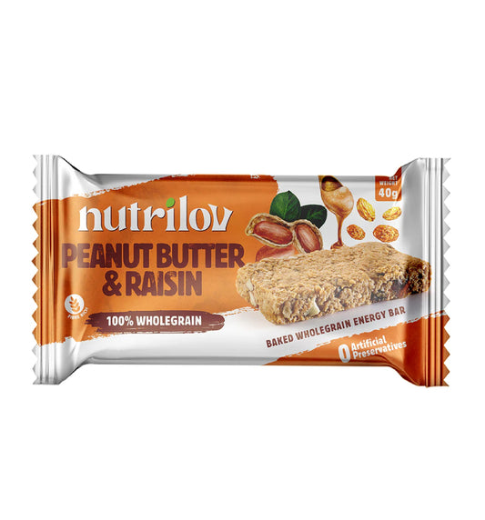 Nutrilov Peanut Butter & Raisin Granola Bar 45Gm