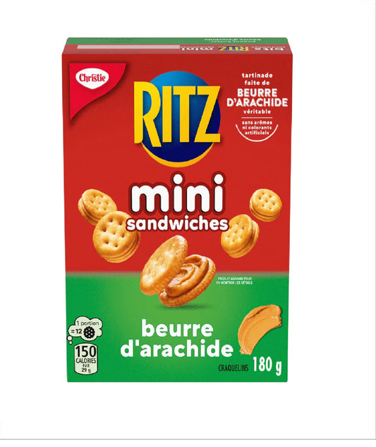Ritz Mini Sandwiches Beurre Darachide 180Gm