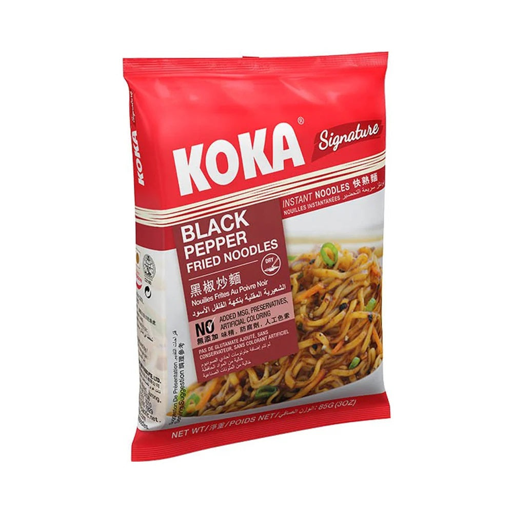 Koka Black Pepper Fried Noodle 85gm