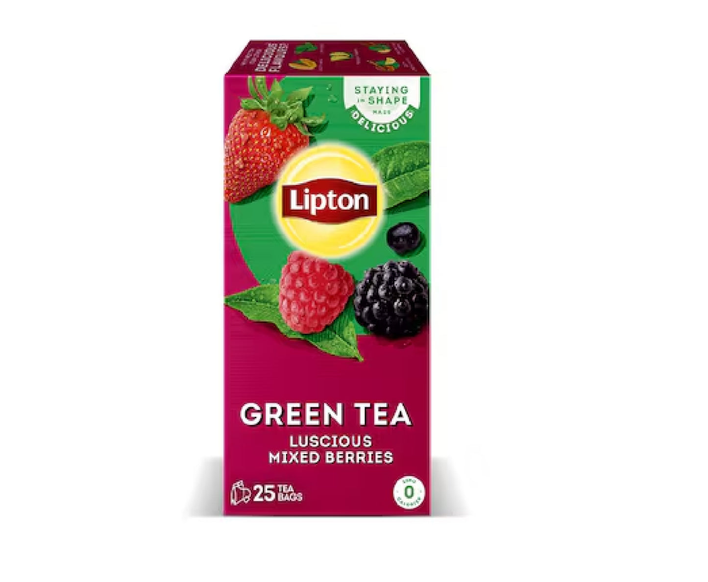 Lipton Green Tea Luscious Mixed Berries Tea Bags 25s