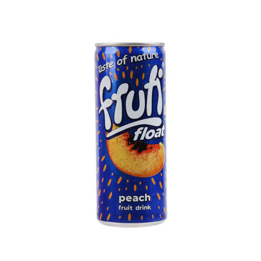 Fruti Float Peach Fruit Drink Can 240ml