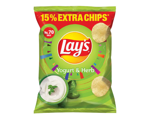 Lays Yogurt & Herb Chips Rs70