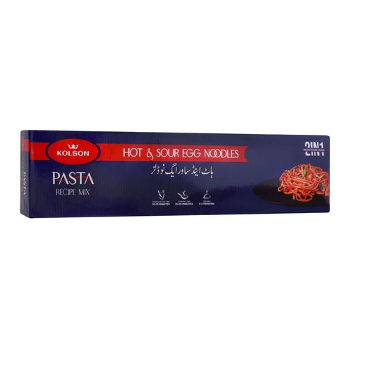 Kolson New Pasta Recipe Pack Hot N Sour Noodles 250gm