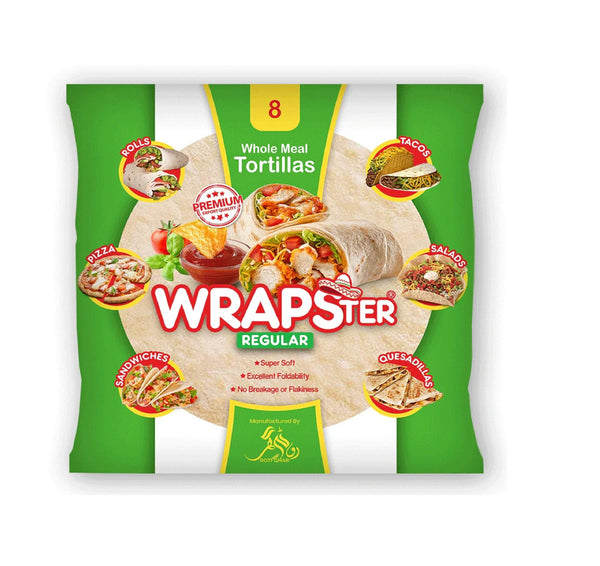 Wrapster Wholemeal Tortillas 8pcs