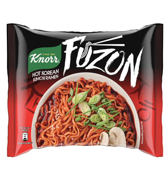 Knorr Fuzon Hot Korean Kimchi Ramen Noodle 133Gm