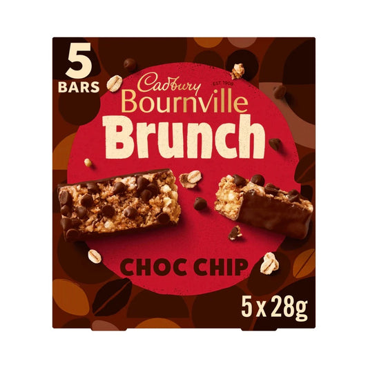 Cadbury Bournville Brunch Choc Chip Bar 140gm