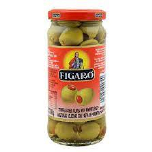 Figaro Olives Green Stuffed 240gm