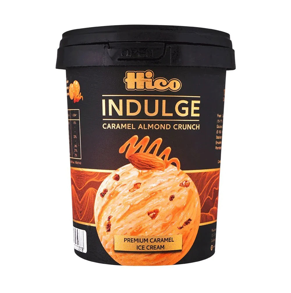 Hico Caramel Almond Crunch Ice Cream 500ml