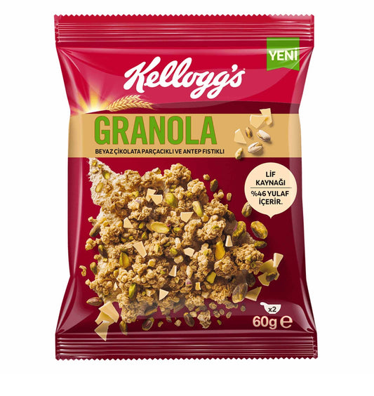 Kellogg's® Granola White Chocolate with Pistachio 60Gm
