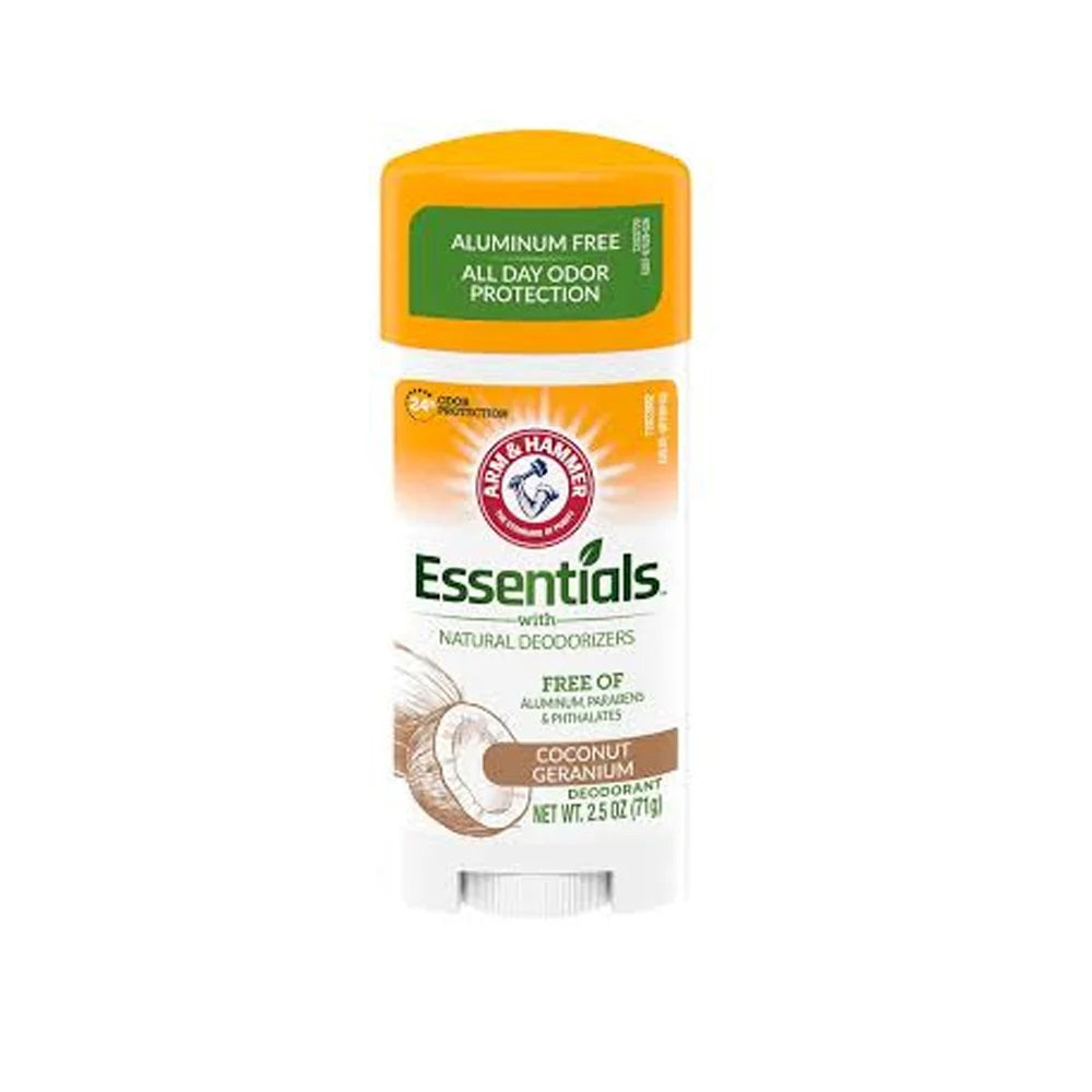 Arm & Hammer Essentials Coconut Geranium Deodorant Stick 71g