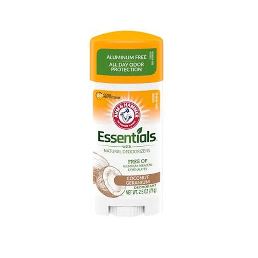 Arm & Hammer Essentials Coconut Geranium Deodorant Stick 71g
