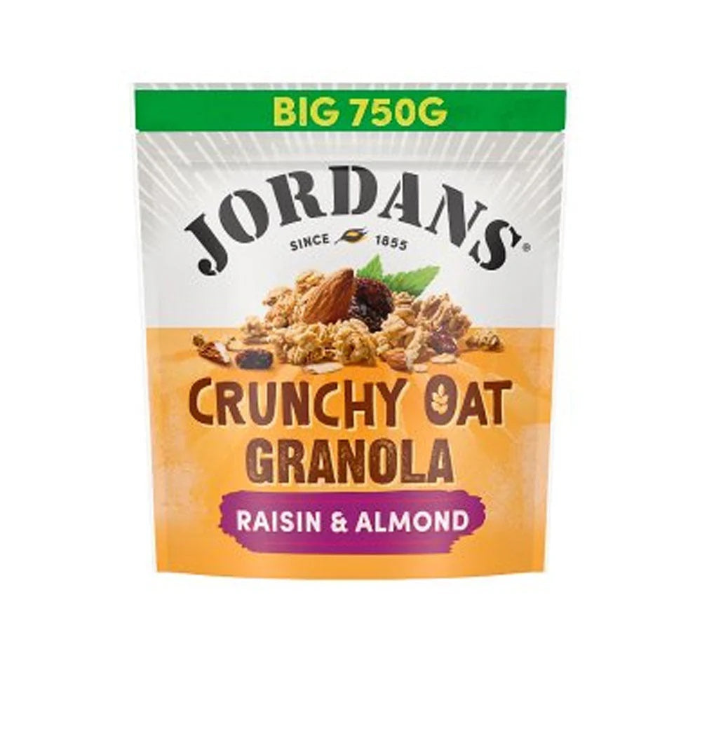 Jordans Crunchy Oat Granola Raisin & Almond Pouch 370gm