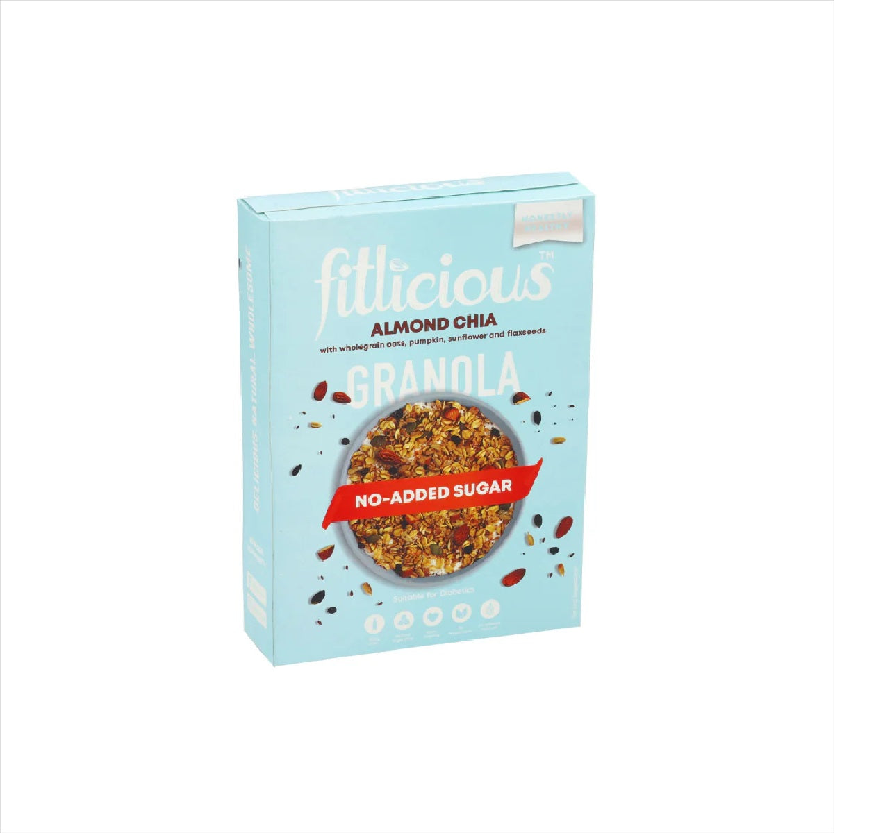 Fitlicious Almond Chia Granola 450gm