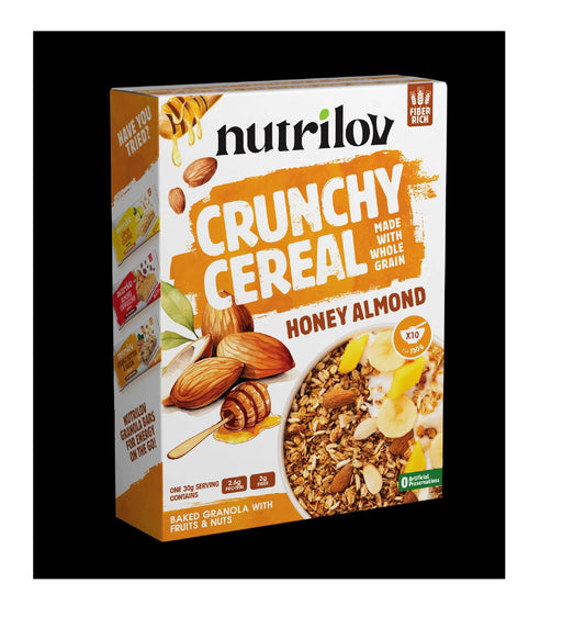 Nutrilov Crunchy Cereal Honey Almond 150G Box