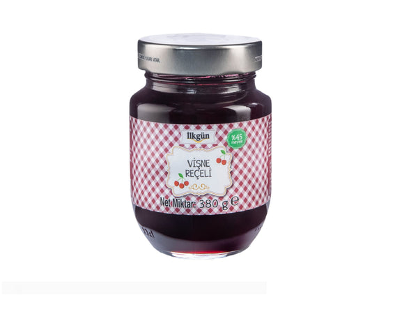 Ilkgun Cherry Jam 380Gm 45% Fruits Turkiye