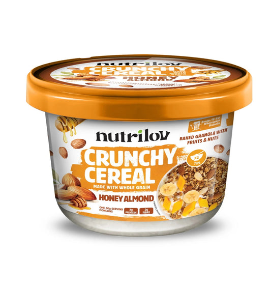 Nutrilov Crunchy Cereal Honey Almond 70G Cup