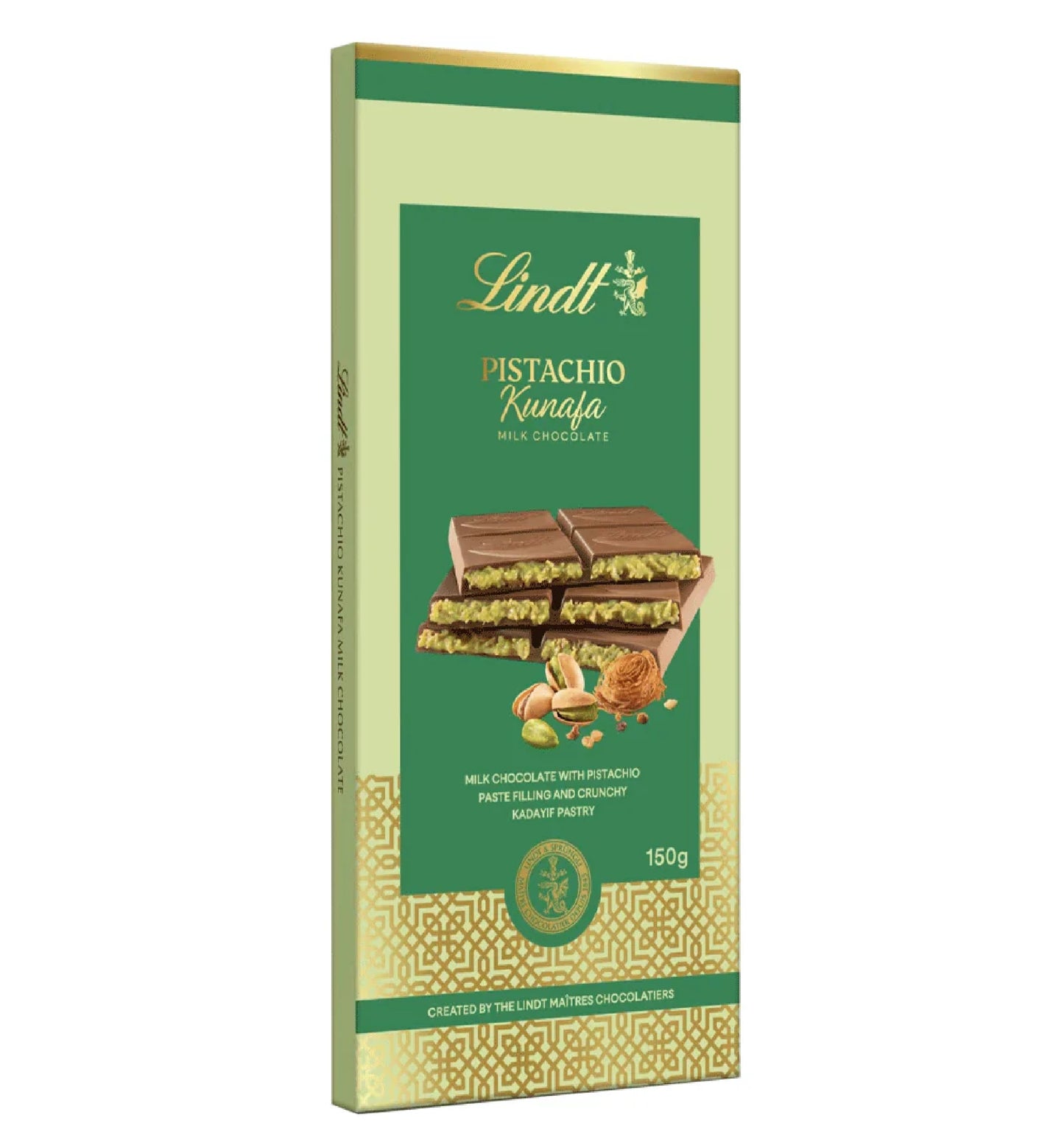 Lindt Pistachio Kunafa Milk Chocolate 150Gm