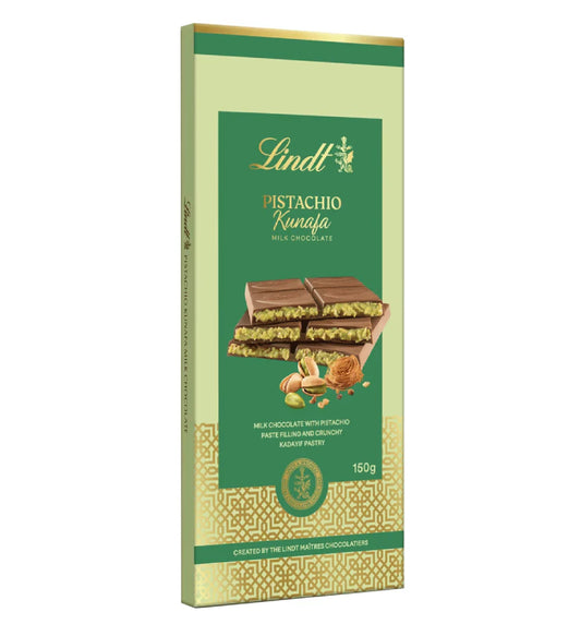 Lindt Pistachio Kunafa Milk Chocolate 150Gm