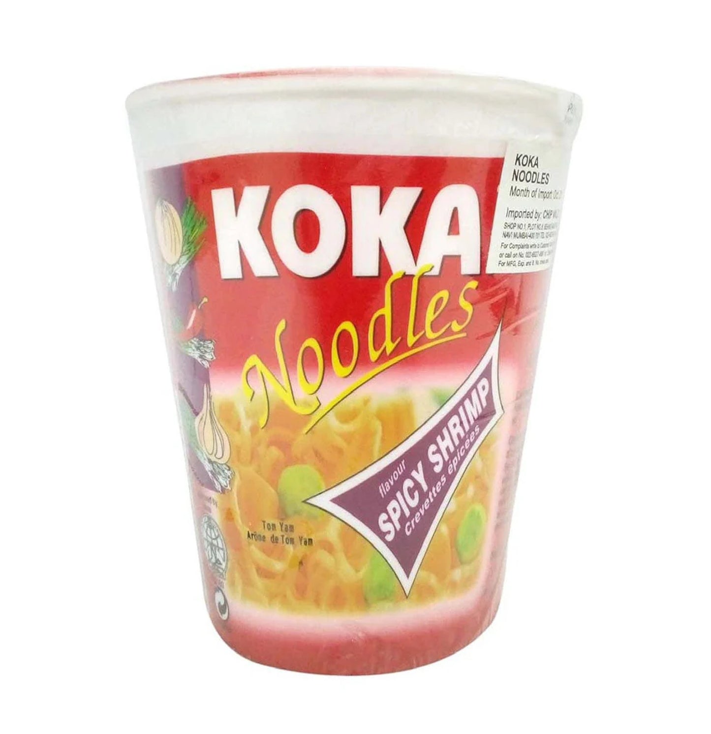 Koka Noodles Spicy Shrimp 70Gm