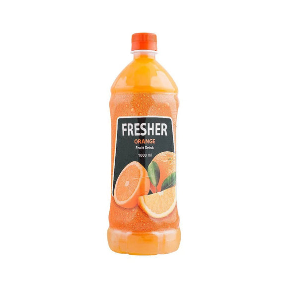 Fresher Orange Fruit Drink 1000ml Bottle