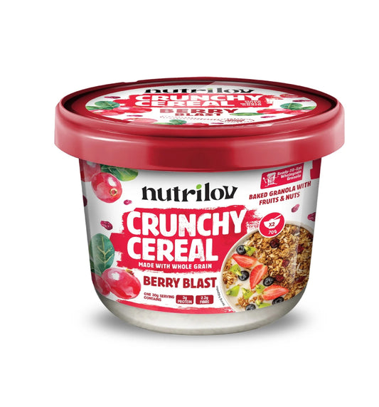 Nutrilov Crunchy Cereal Berry Blast 70G Cup