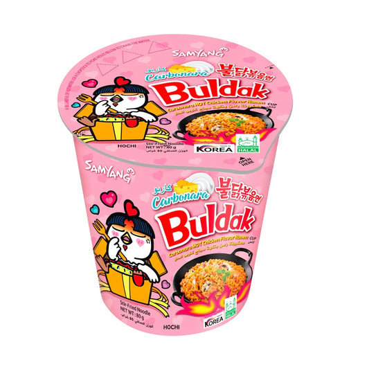 Samyang Buldak Carbonara Hot Chicken Flavor Ramen Cup 80gm
