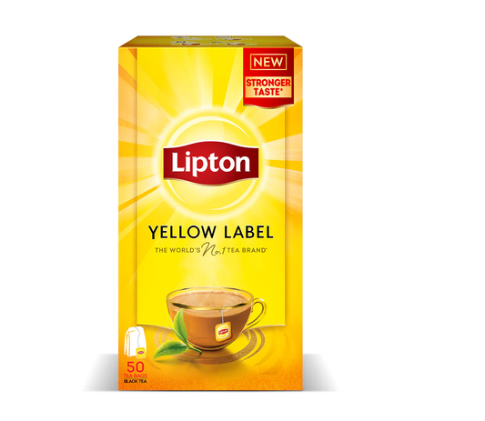 Lipton Yellow Label Black Tea 50 Tea Bags