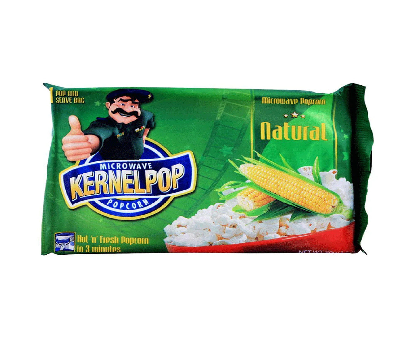 Kernelpop Popcorn - Natural 90Gm